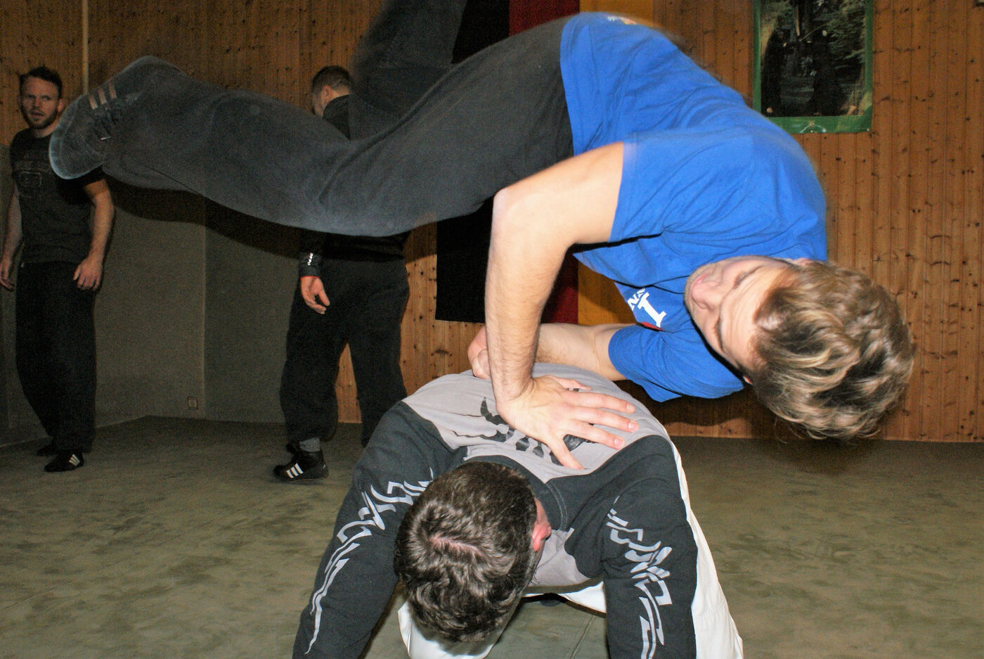 Wurftechnik im Training
